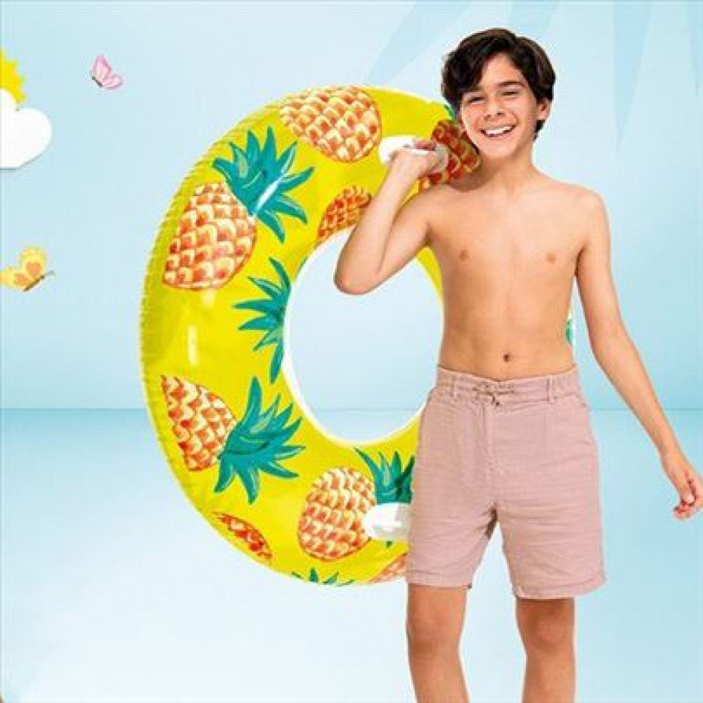 Փչվող լողի օղակ բռնակով INTEX