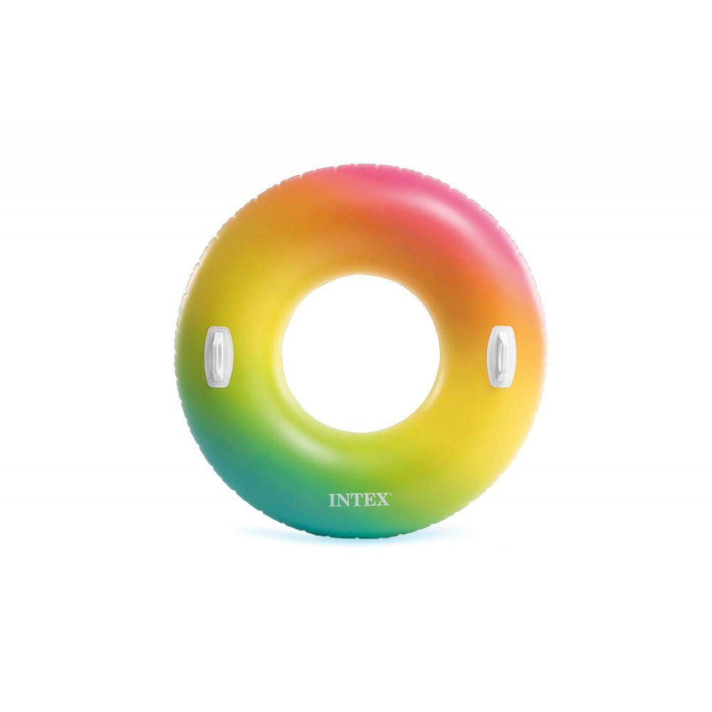 Փչվող լողի օղակ բռնակով INTEX