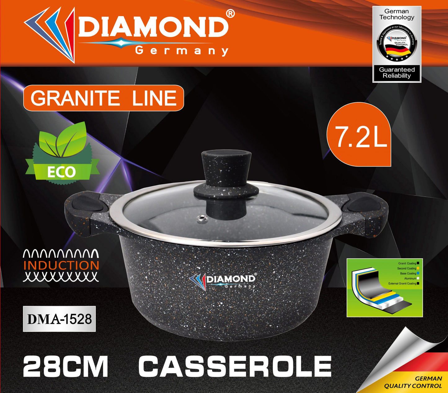 Կաթսա DIAMOND DMA-1528 28սմ