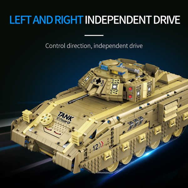 Լեգո M2A2 TANK 1762 կտոր հեռակառավարման վահանակով, բջջային հավելվածով