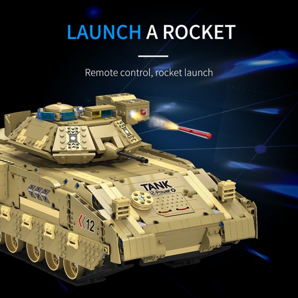 Լեգո M2A2 TANK 1762 կտոր հեռակառավարման վահանակով, բջջային հավելվածով