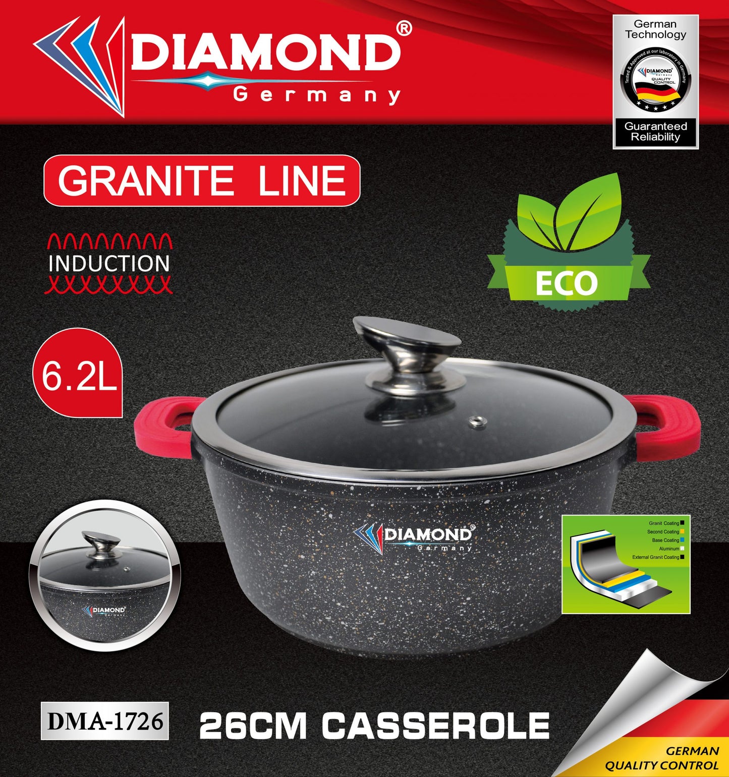 Կաթսա DIAMOND DMA-1726 26սմ